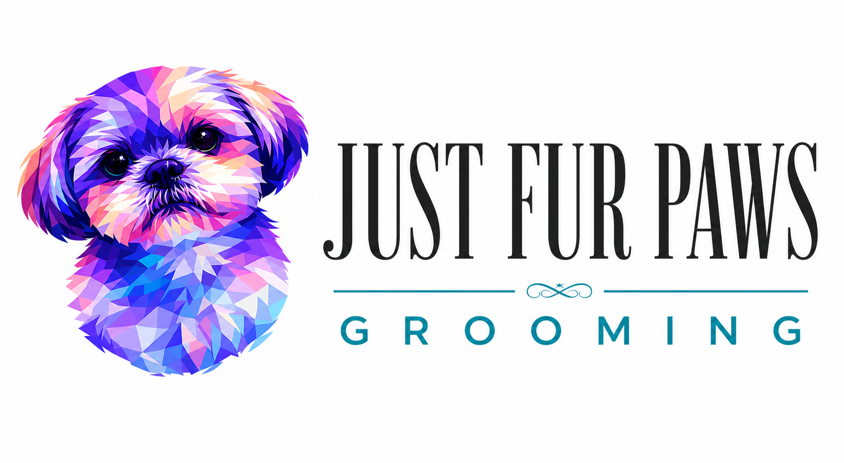 Just Fur Paws Grooming logo